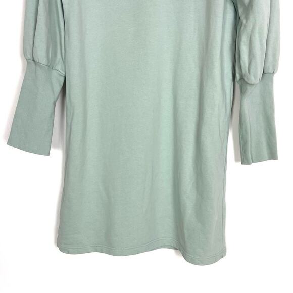 J. Crew Original Cotton Terry Puff-Sleeve Sweatshirt Dress - Picture 6 of 12